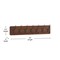 Flash Furniture Daly Wall Mounted 34in Rustic Brown Solid Pine Wood Storage Rack with 7 Hooks HGWA-SCR-7-RUSBRN-GG - alternate 4